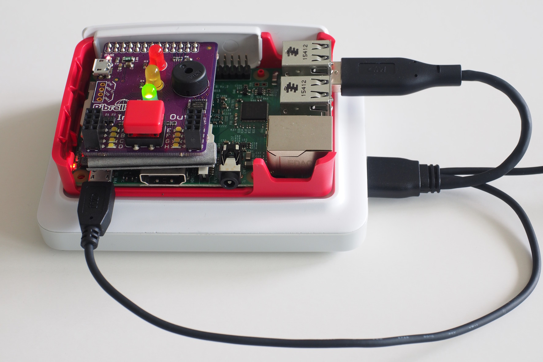 Pi with Pibrella